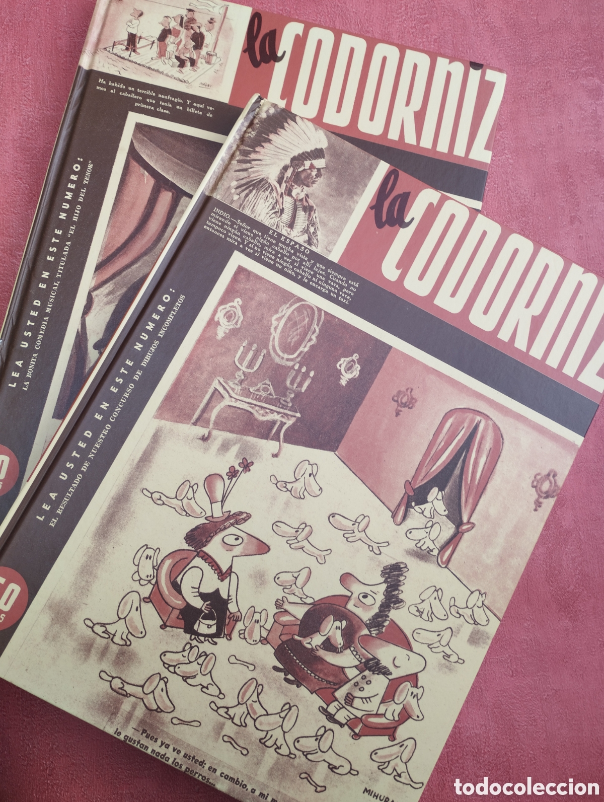 Libros: La Codorniz. Facs&iacute;mil. Agualarga. Tomos I y II. - Foto 1