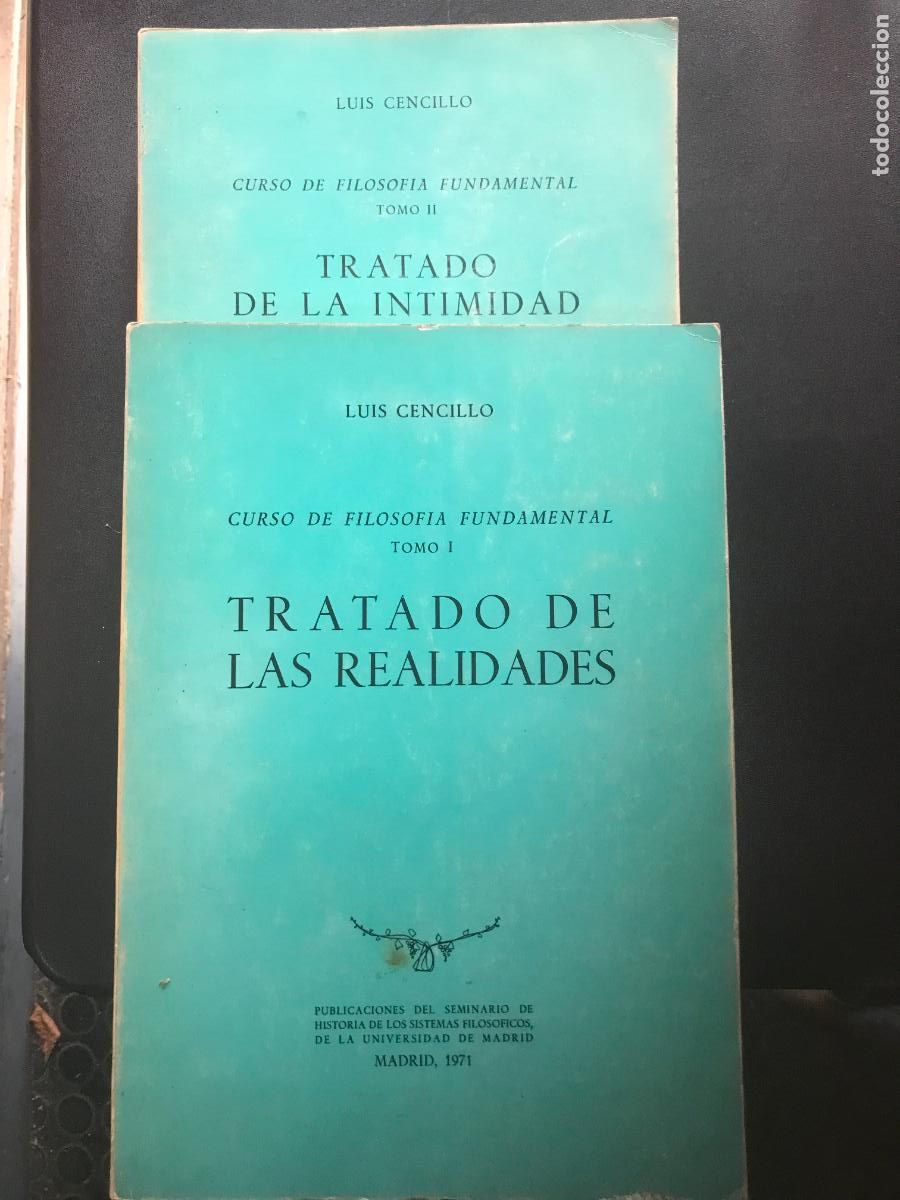 Libros: Luis Cencillo - Curso de Filosof&iacute;a fundamental. Obra en dos tomos. - Foto 1