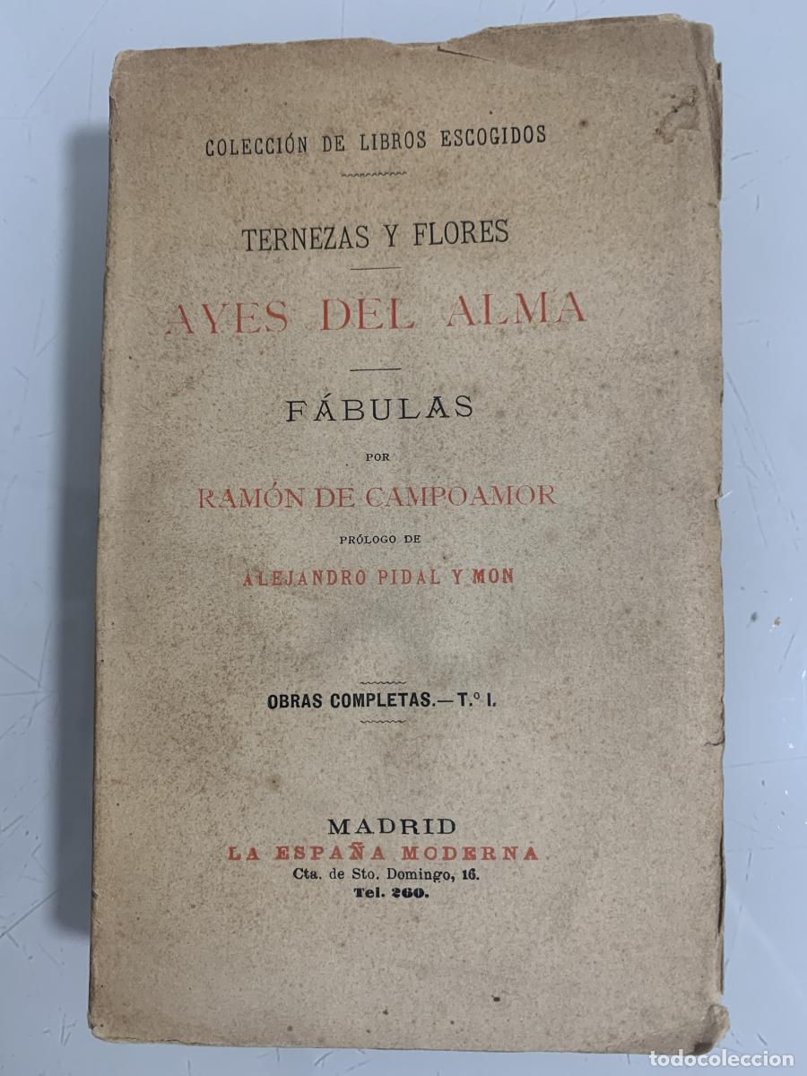 Libros: AYES DEL ALMA. F&aacute;bulas. - Ram&oacute;n de Campoamor - Foto 1