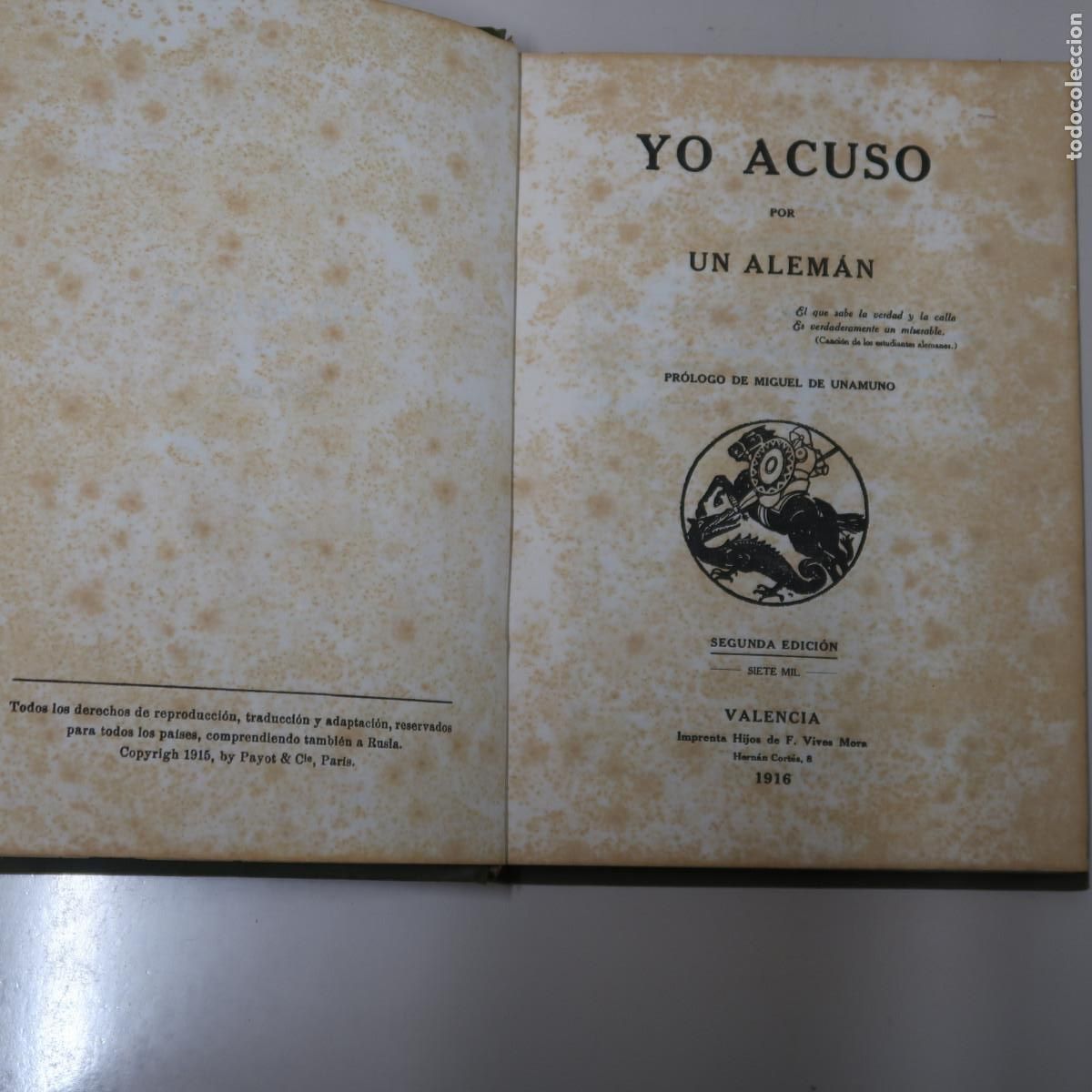 Libros: YO ACUSO POR UN ALEMAN - ALEMAN - Foto 4