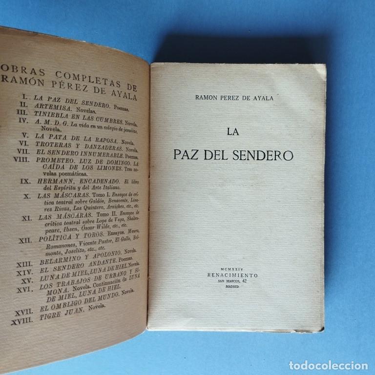 Libros: La Paz del Sendero. - P&eacute;rez de Ayala, Ram&oacute;n. - Foto 2