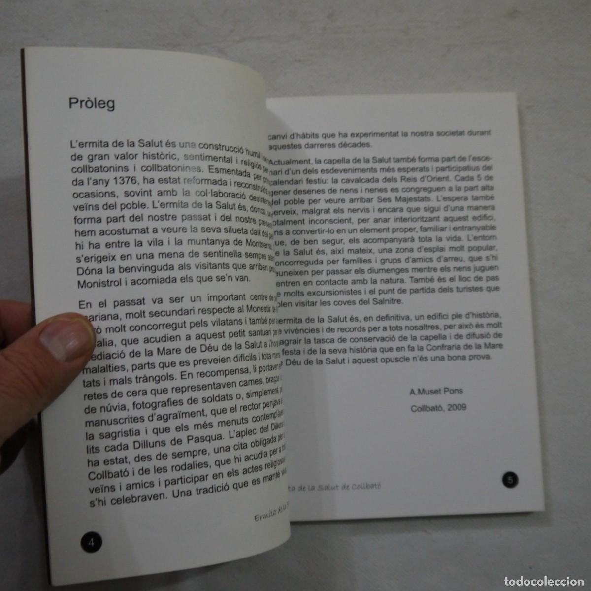 Libros: ERMITA DE LA SALUT COLLBAT&Oacute; - 2009 - CATALAN - Foto 5
