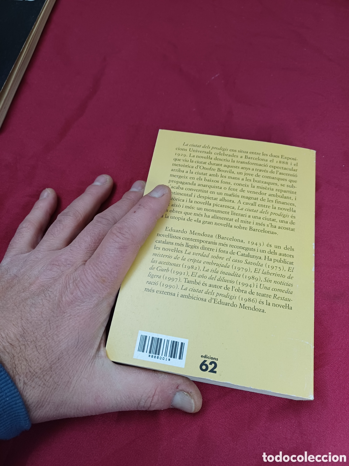 Libros: LIBRO, LA CIUTAT DELS PRODIGIS, EDUARDO MENDOZA, EN CATAL&Aacute;N - Foto 3