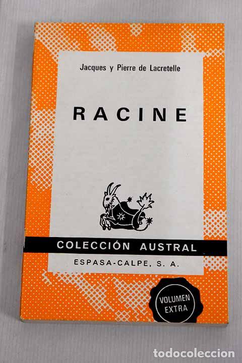 Libros: Racine: Lacretelle, Jacques de.- Lacretelle, Jacques de - Foto 1
