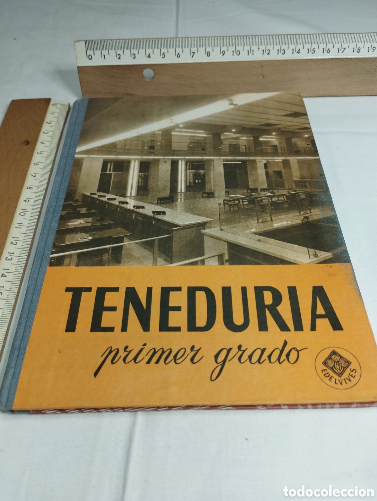 Libros: Tenedur&iacute;a de libros. Primer grado. Edelvives, 1958 - Foto 1