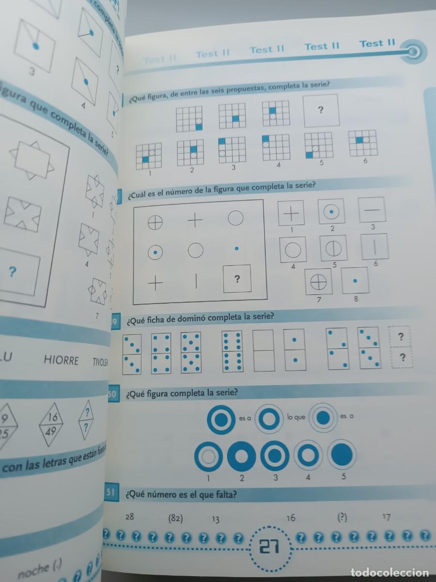 Libros: 1000 TEST Y JUEGOS DE INTELIGENCIA - SERVILIBRO. - Foto 2