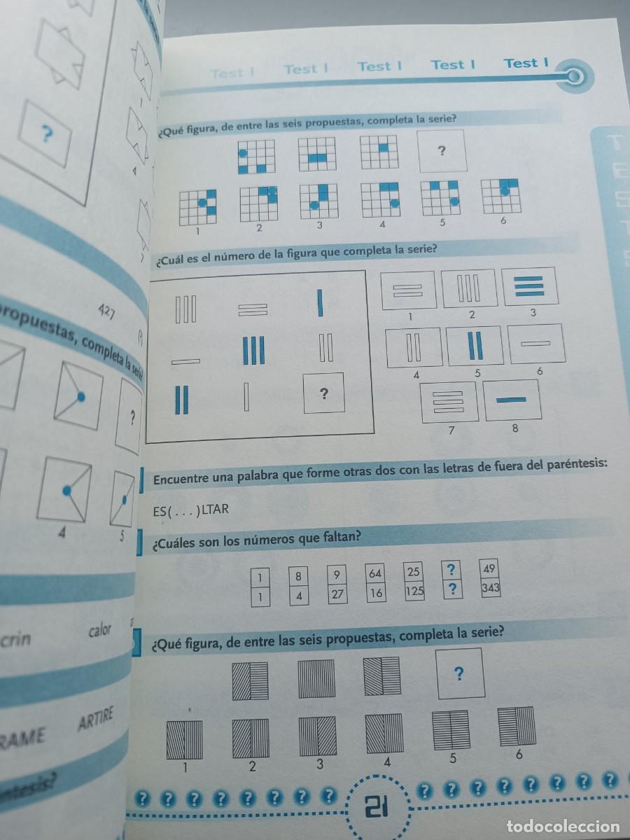 Libros: 1000 TEST Y JUEGOS DE INTELIGENCIA - SERVILIBRO. - Foto 3