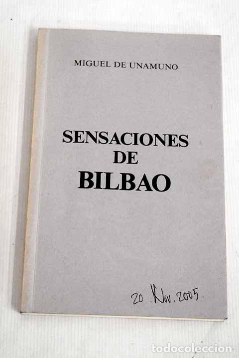 Libros: Sensaciones de Bilbao.- Unamuno, Miguel de - Foto 1