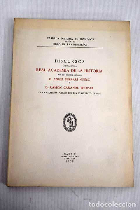 Libros: Castilla dividida en dominios seg&uacute;n el Libro de las Behetrias.- Ferrari, &Aacute;ngel