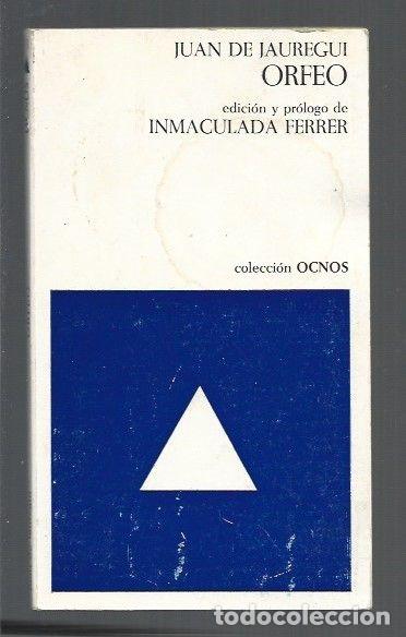 Libros: ORFEO - JAUREGUI, JUAN DE - Foto 1