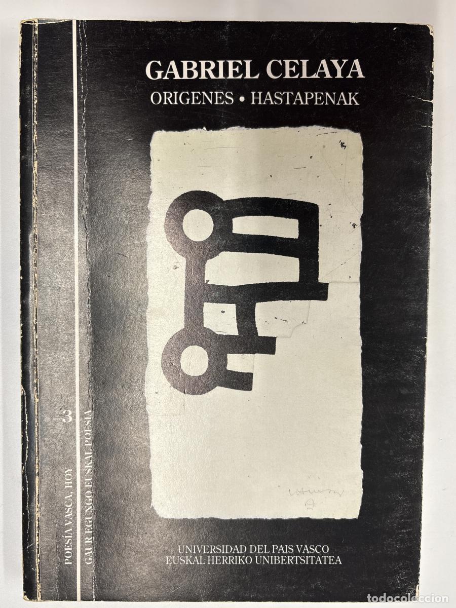 Libros: Gabriel Celaya - Or&iacute;genes-Hastapenak - Gabriel Celaya - Foto 1