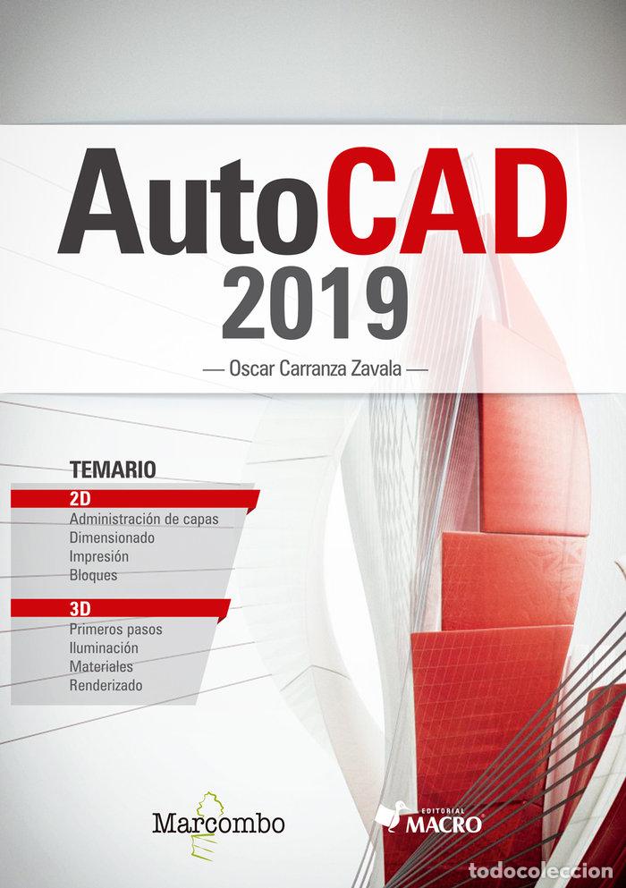 Libros: AUTOCAD 2019 - CARRANZA ZAVALA , OSCAR - Foto 1