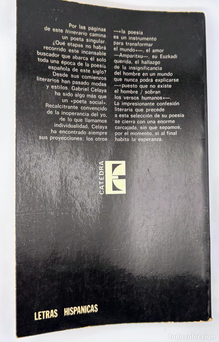 Libros: Itinerario Po&eacute;tico - Gabriel Celaya - Foto 2