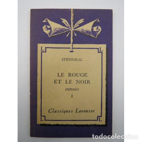 Libros: Le Rouge Et Le Noir (Extraits I) - Stendhal - Editorial Larousse - Foto 1