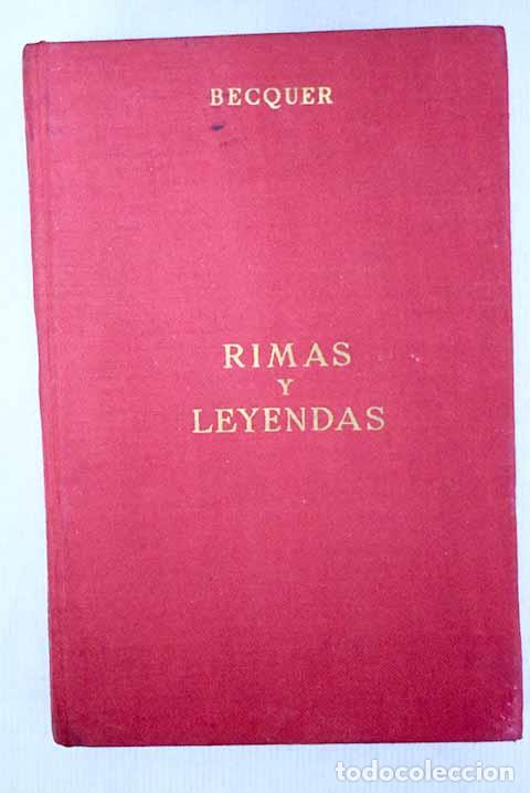 Libros: Rimas ; y Leyendas: B&eacute;cquer, Gustavo Adolfo.- B&eacute;cquer, Gustavo Adolfo - Foto 1