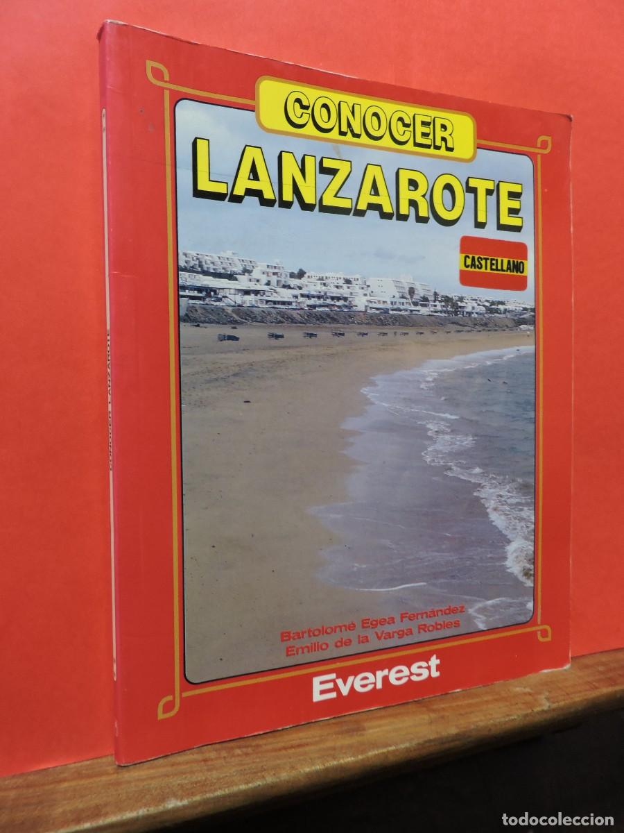 Libros: Conocer Lanzarote. EGEA FERN&Aacute;NDEZ, Bartolom&eacute;. Ed. Everest. Le&oacute;n, 1990 - Foto 1