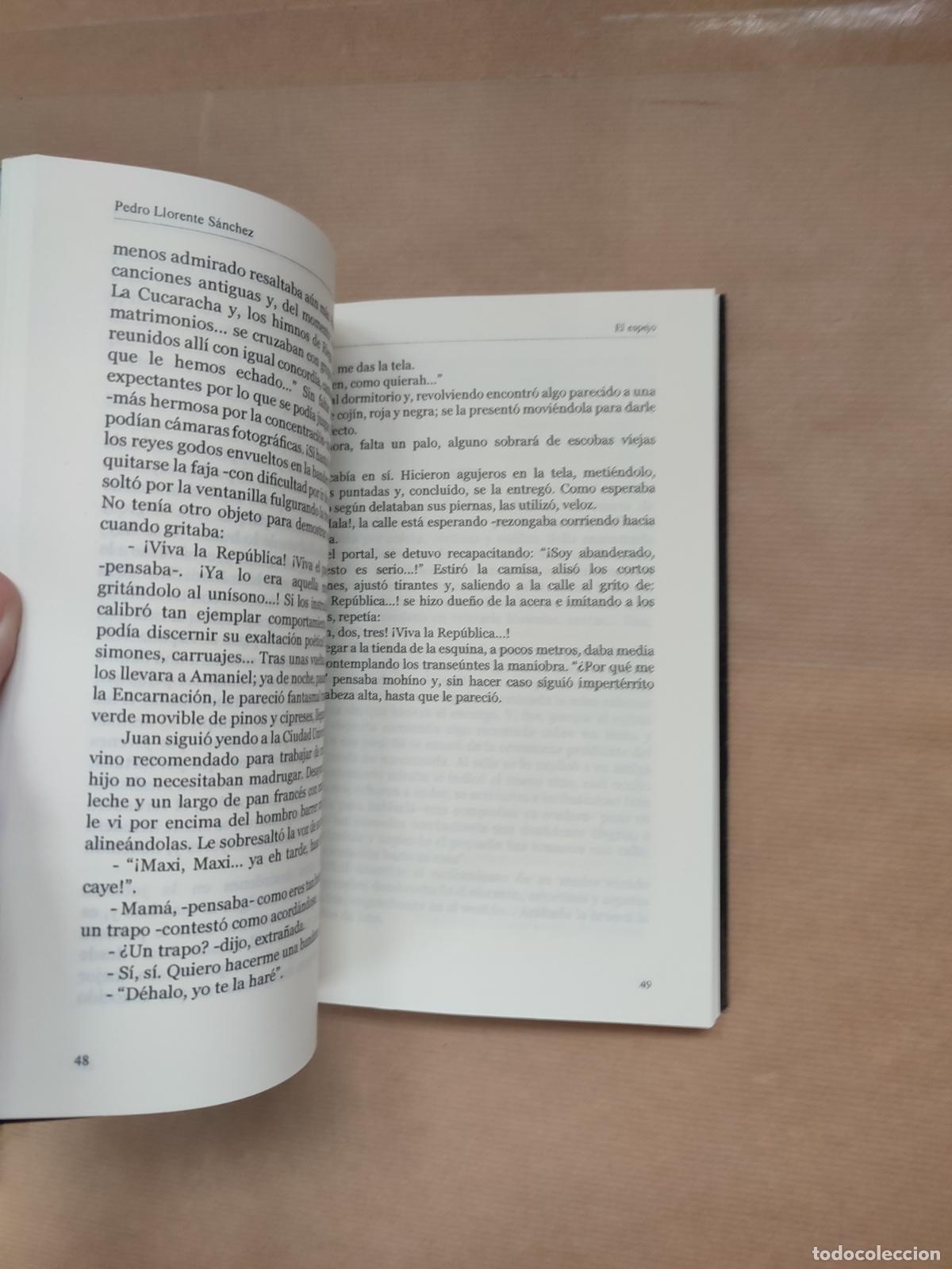 Libros: El espejo - Pedro Llorente S&aacute;nchez - Foto 2