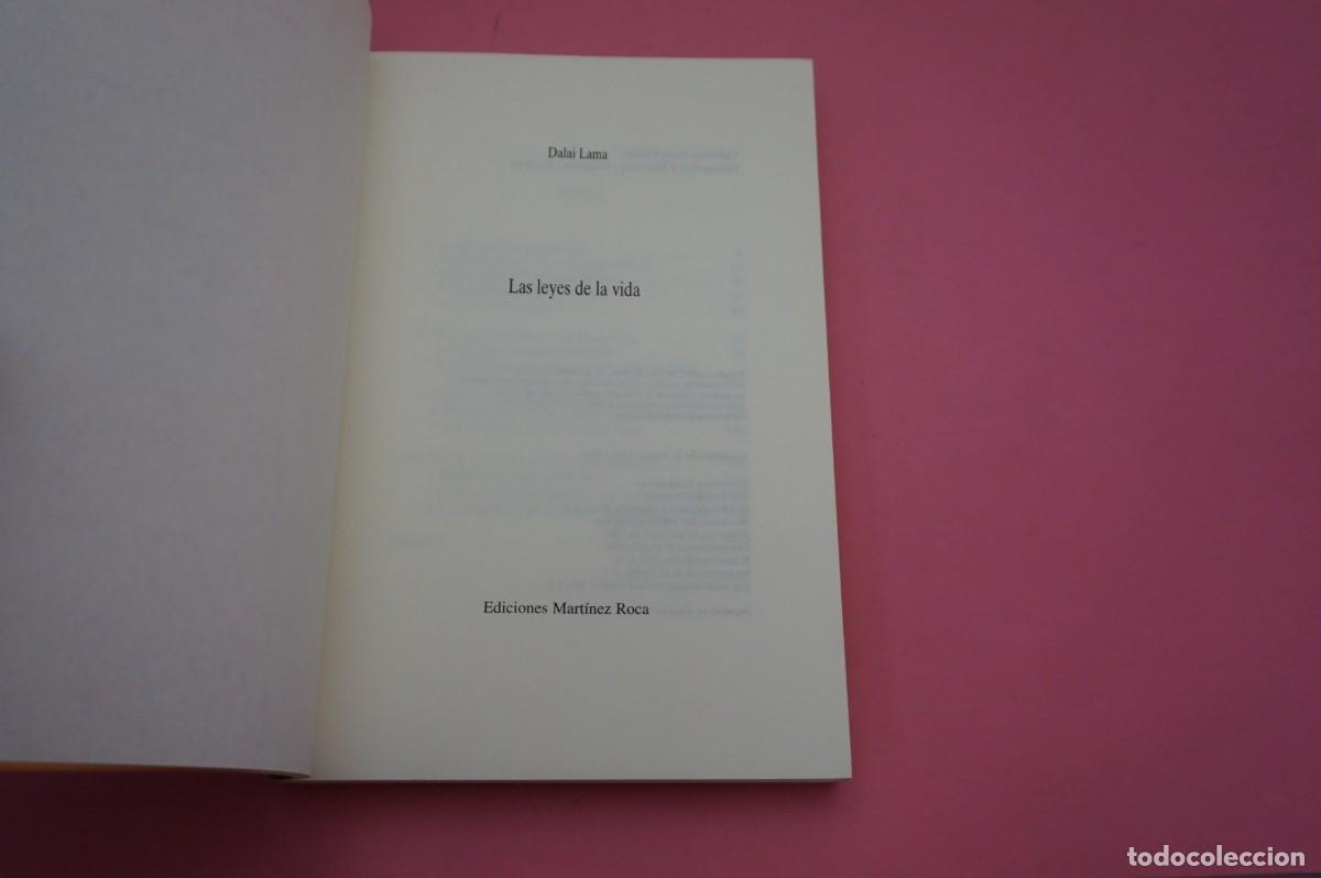Libros: 9B/ LAS LEYES DE LA VIDA - DALAI LAMA / EDICIONES MARTINEZ ROCA 1&ordf; EDICION - Foto 2