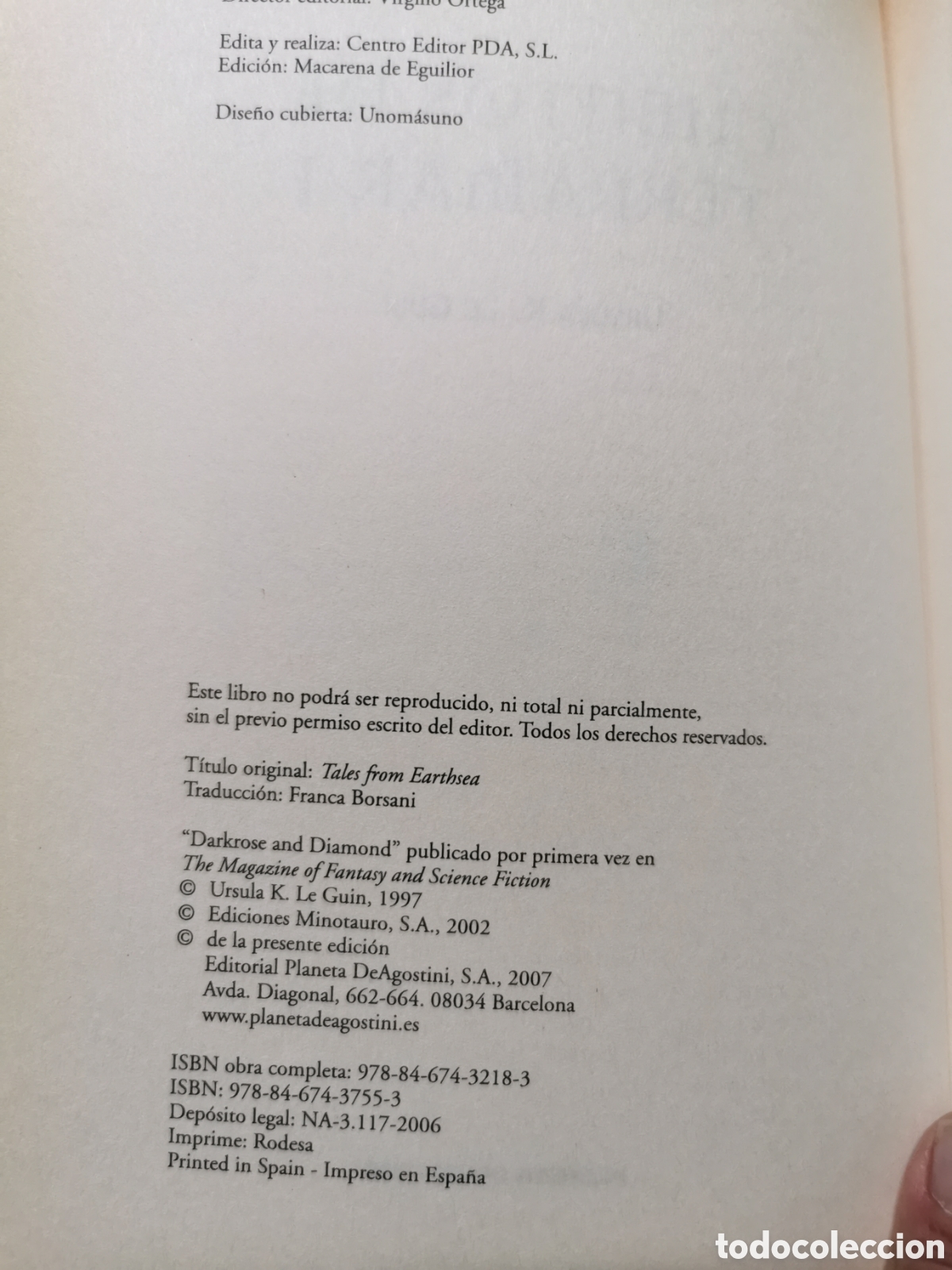 Libros: CUENTOS DE TERRAMAR I - URSULA K. LE GUIN - TIMUN MAS - Foto 5