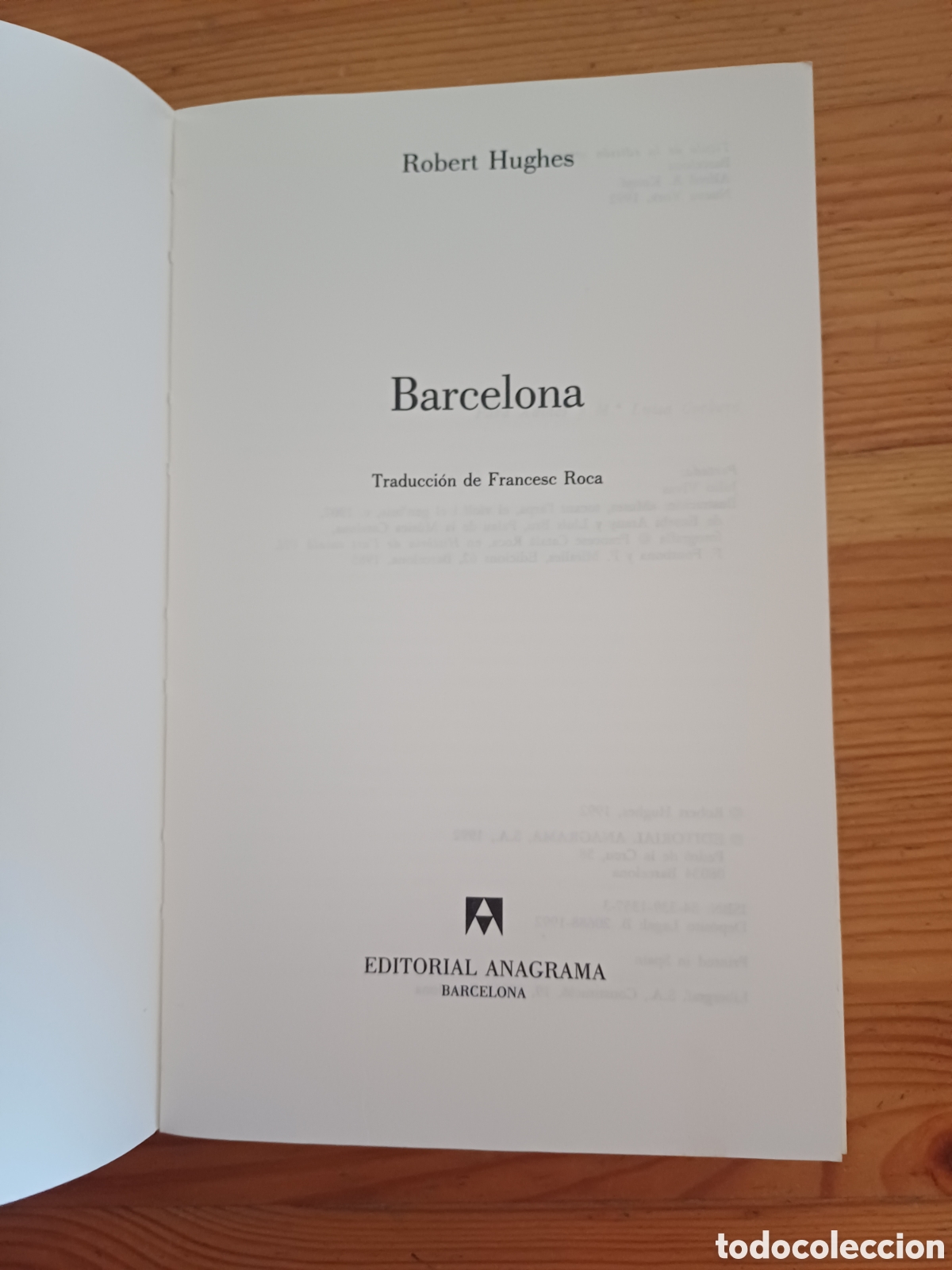 Libros: Barcelona Robert Hughes edicion en castellano - Foto 2