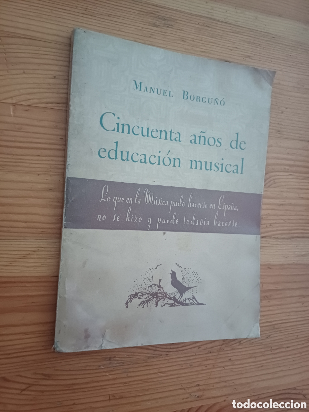 Libros: Cincuenta a&ntilde;os de educacion musical Manuel Borgu&ntilde;&oacute; Santa Cruz de Tenerife Canarias 1959