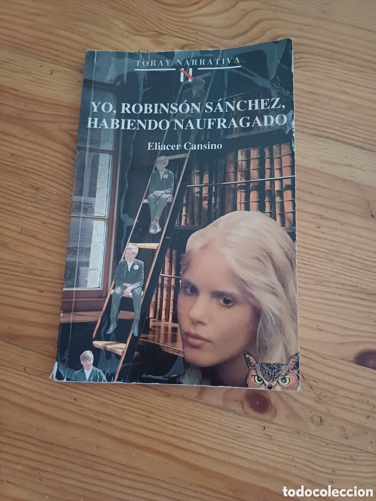 Libros: Yo Robinson Sanchez habiendo naufragado dedicado por Eliecer Cansino premio Infanta Elena 1992