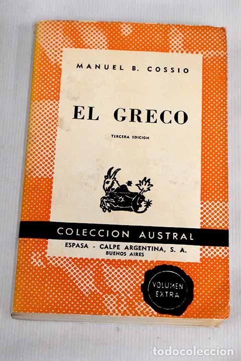 Libros: El Greco: Cossio, Manuel.- Cossio, Manuel - Foto 1