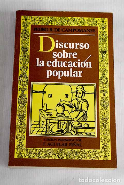 Libros: Discurso sobre la educaci&oacute;n popular.- Rodr&iacute;guez Campomanes, Pedro - Foto 1