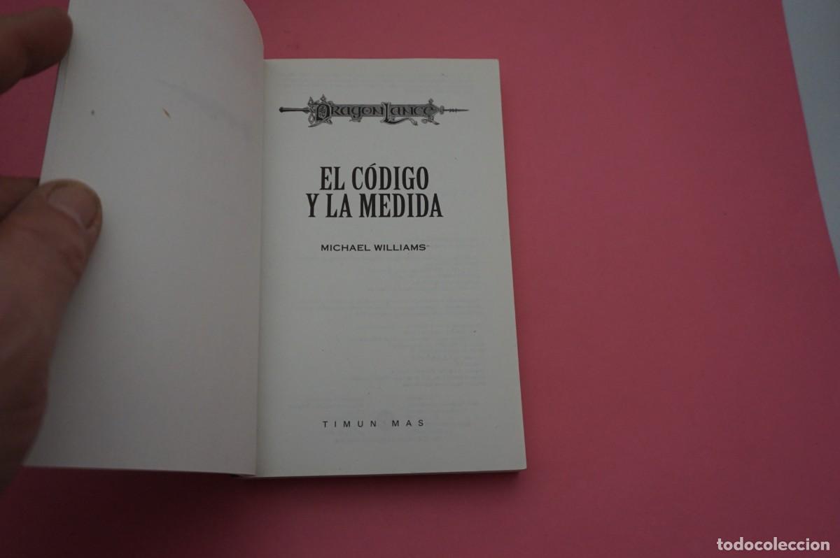 Libros: 3B/ EL CODIGO Y LA MEDIDA - MICHAEL WILLIAMS / TIMUN MAS EDITOR - Foto 2