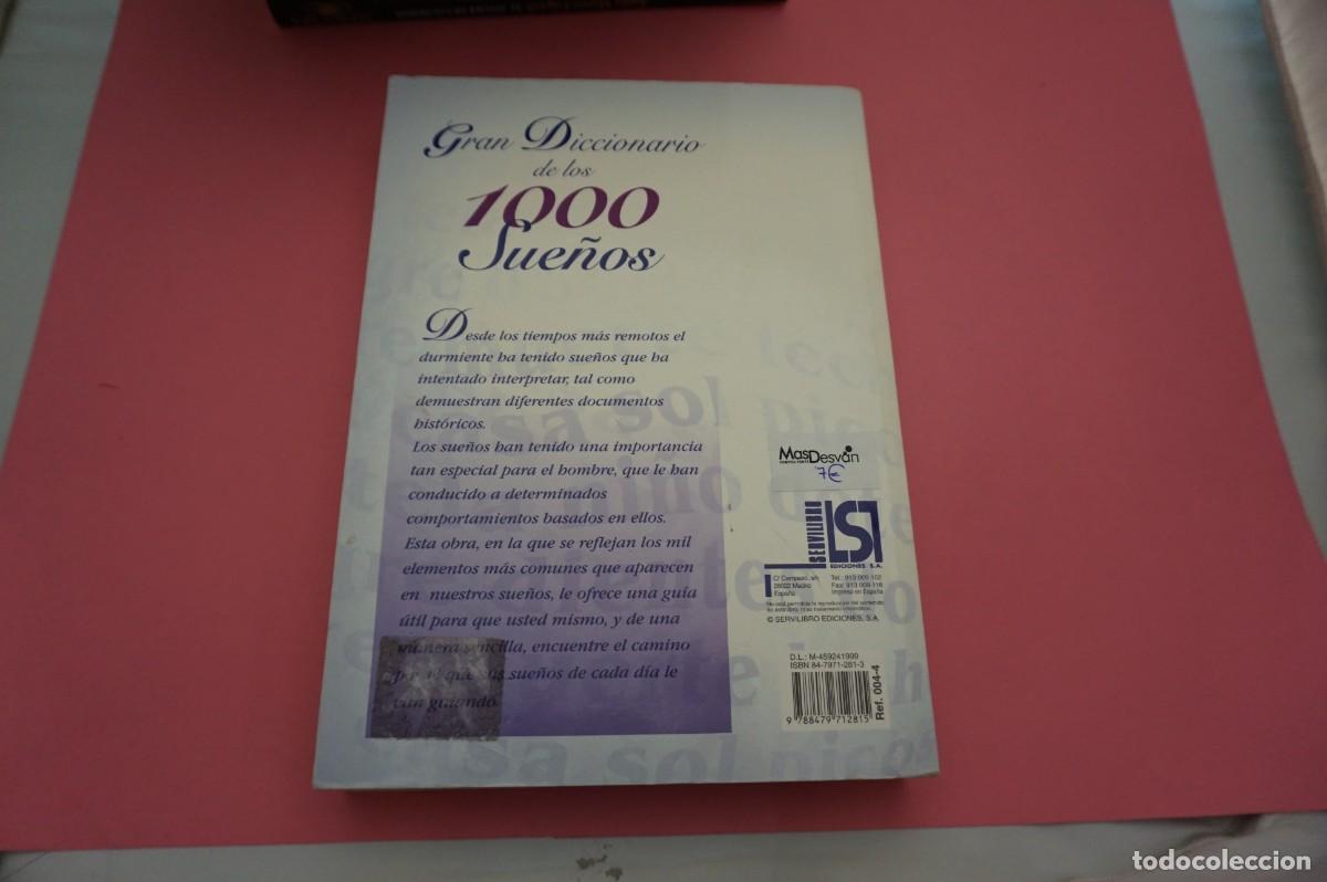 Libros: 6A/ GRAN DICCIONARIO DE LOS 1000 SUE&Ntilde;OS / SERVILIBRO EDITOR - Foto 8