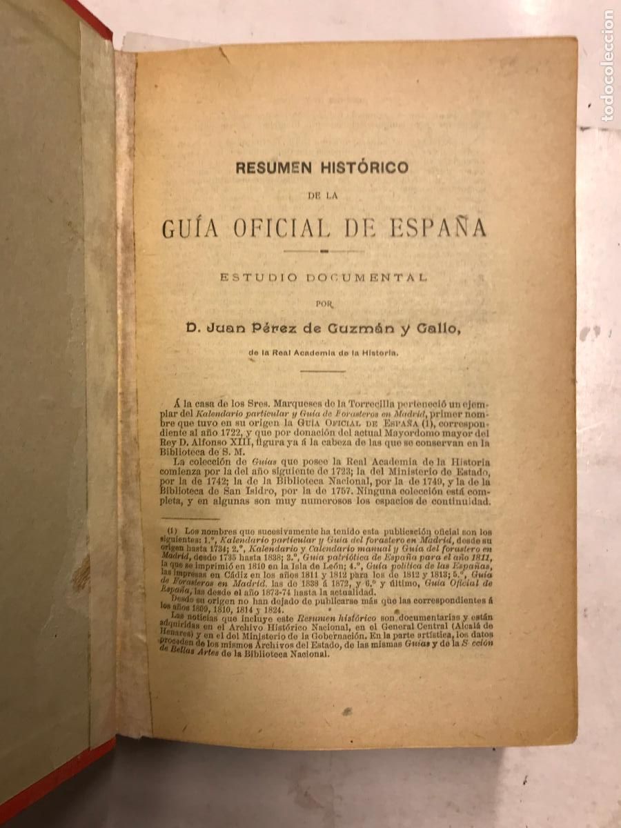 Libros: GU&Iacute;A OFICIAL DE ESPA&Ntilde;A 1920. - Foto 1