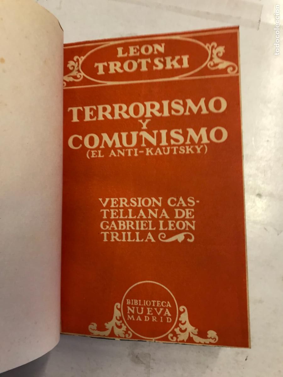Libros: TERRORISMO Y COMUNISMO (EL ANTI - KAUTSKY). - LEON TROTSKI. - Foto 1