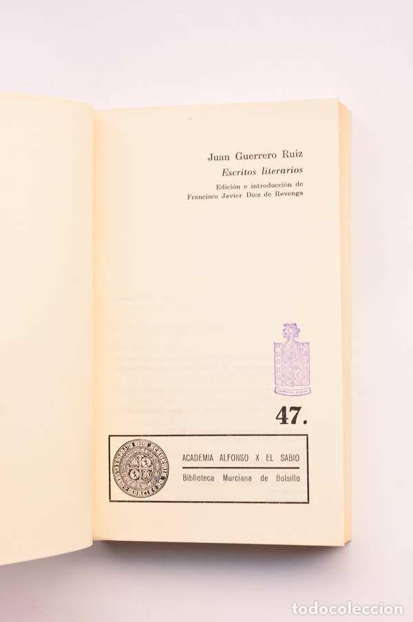 Libros: Escritos literarios - GUERRERO RUIZ, Juan - Foto 2