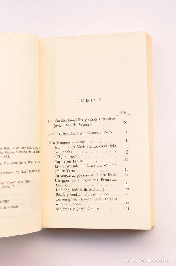 Libros: Escritos literarios - GUERRERO RUIZ, Juan - Foto 3