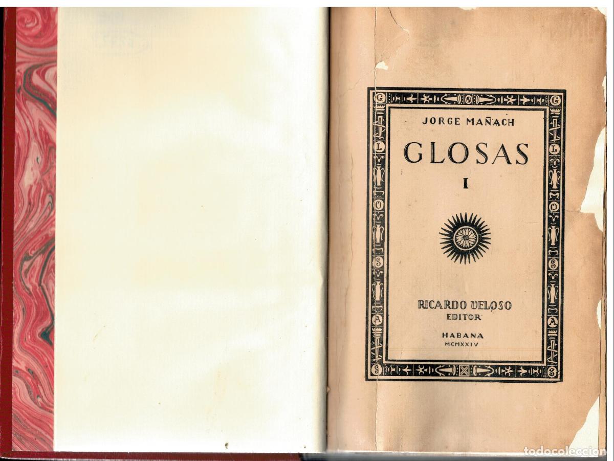 Libros: GLOSAS. I. - Foto 1