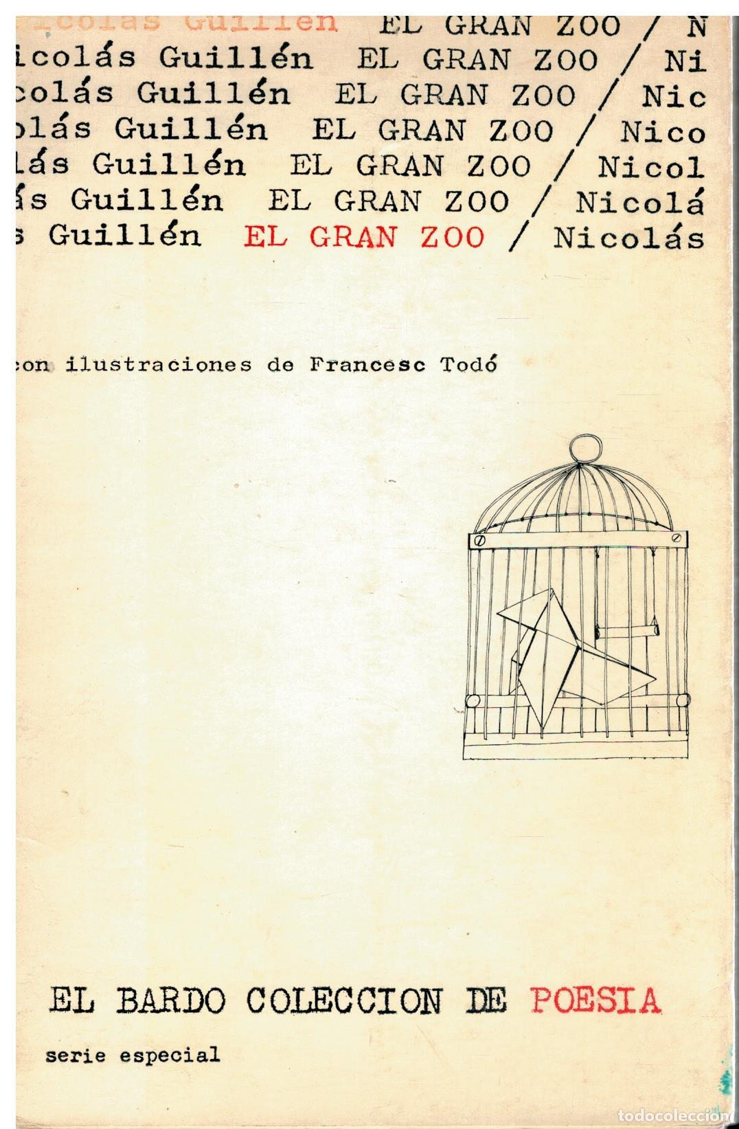 Libros: EL GRAN ZOO. Ilustraciones de Francesc Tod&oacute;. - Foto 1