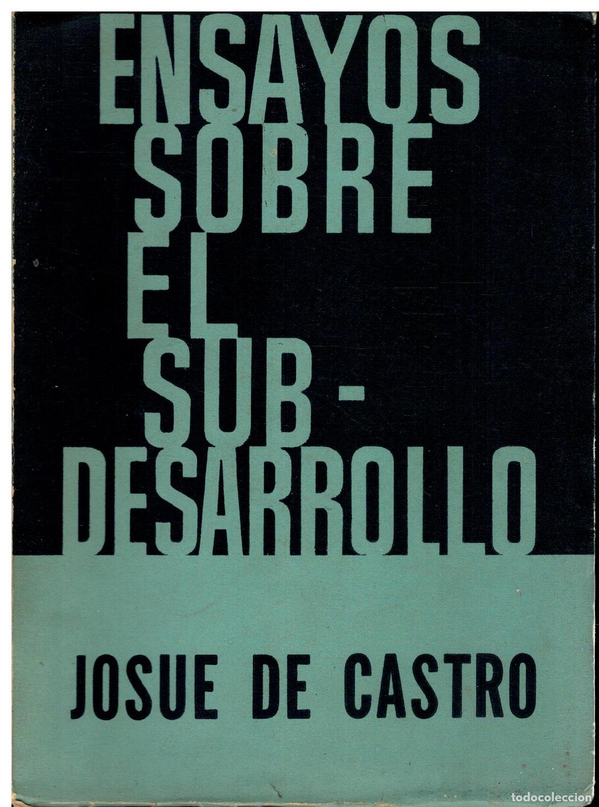 Libros: ENSAYOS SOBRE EL SUBDESARROLLO. - Foto 1
