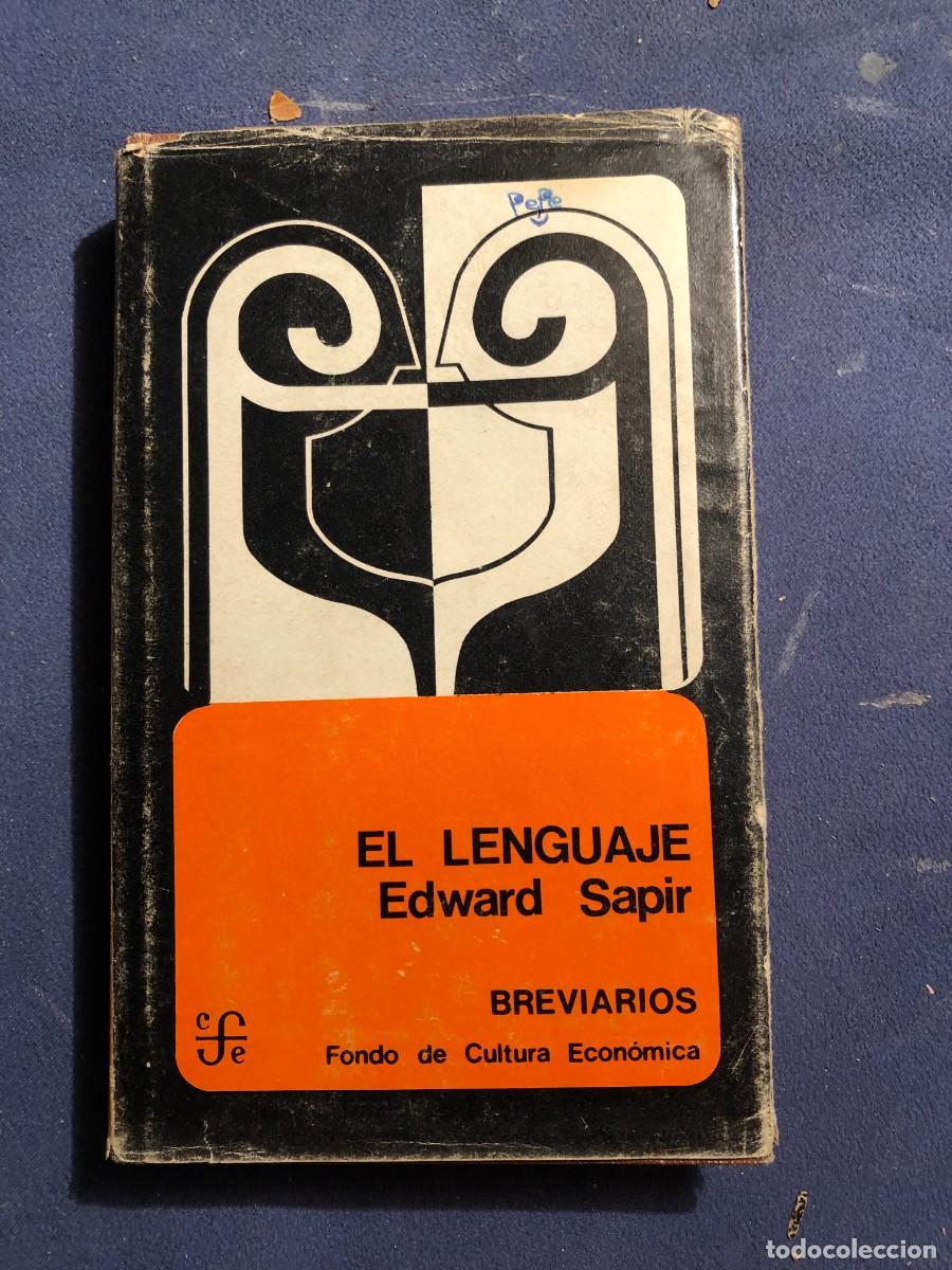 Libros: EDWARD SAPIR: - EL LENGUAJE - (1973) - Foto 1