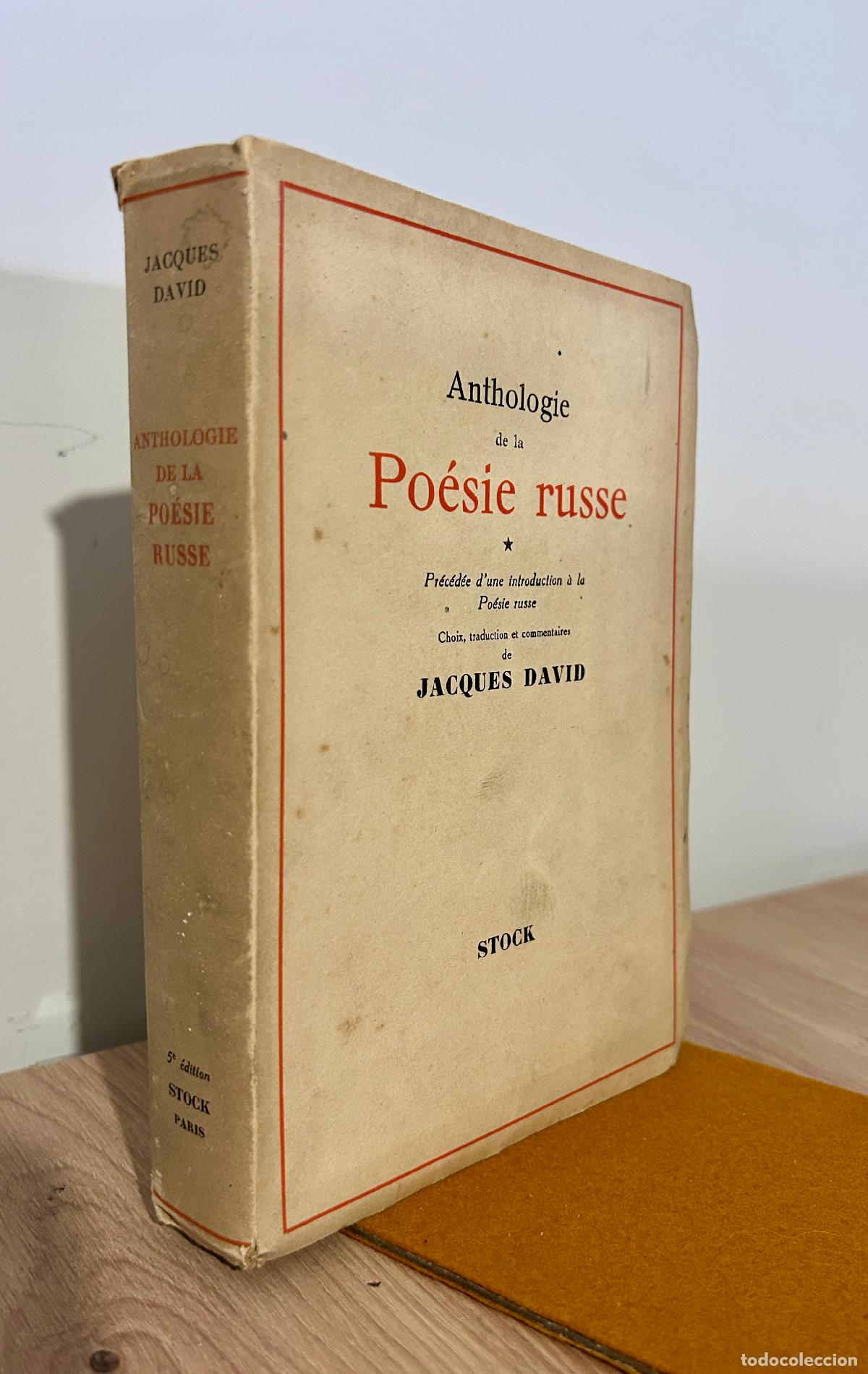 Livros em segunda m&atilde;o: Anthologie de la po&eacute;sie russe.1740-1900 - DAVID, Jacques.(Choix, traduction et commentaires)