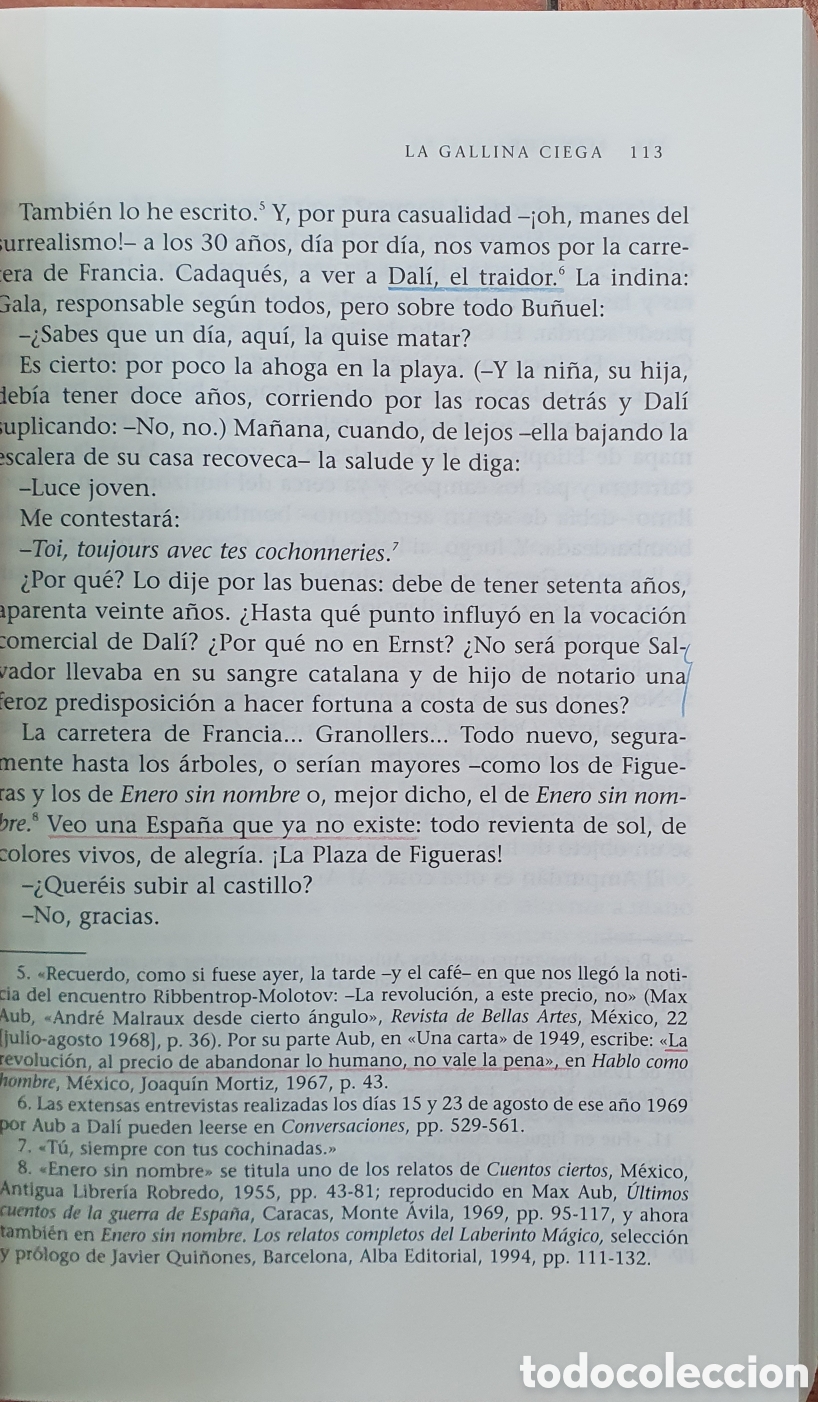 Libros: La Gallina Ciega � Alba - Max Aub - Foto 8