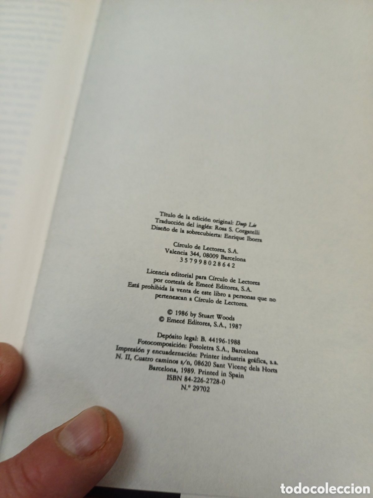 Libros: LIBRO, OCULTO EN LA PROFUNDIDAD, 1988 - Foto 5