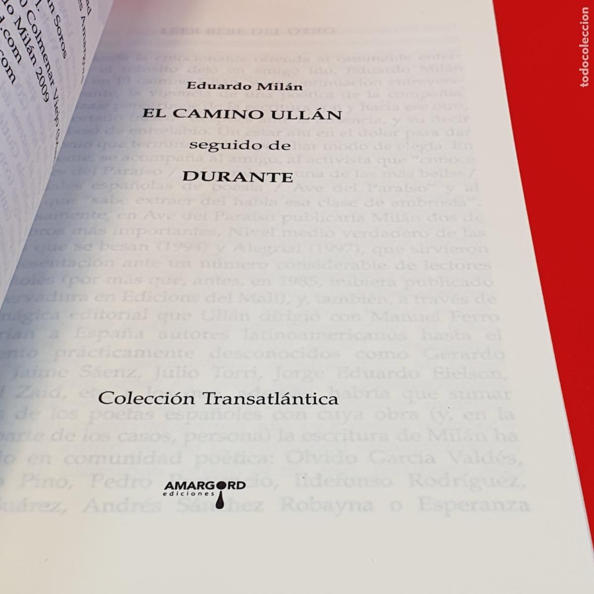 Libros: LIBRO-EL CAMINO ULL&Aacute;N-EDUARDO MIL&Aacute;N- - Foto 10