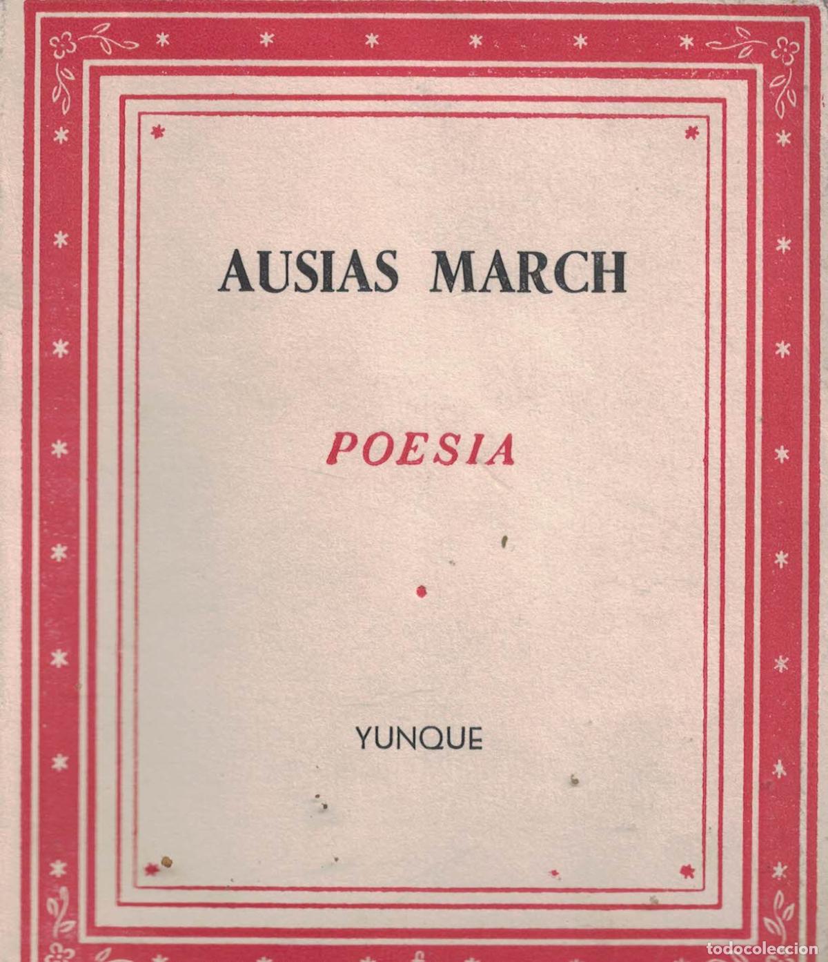 Libros: Poes&iacute;a - Ausi&agrave;s March - Foto 1