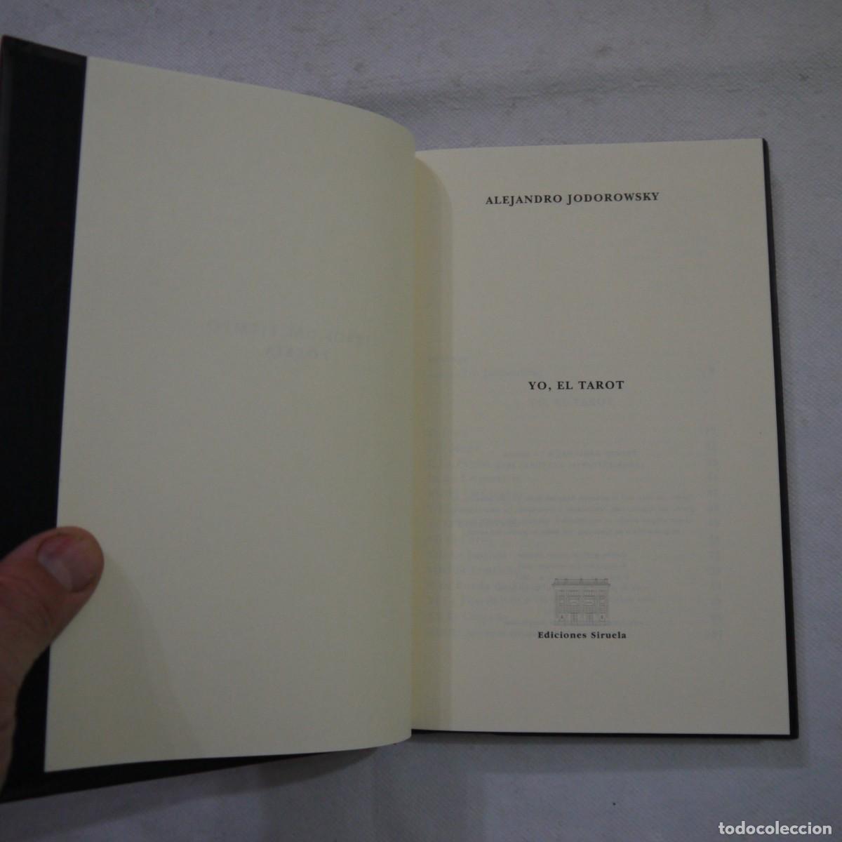 Libros: YO, EL TAROT - ALEJANDRO JODOROWSKY - SIRUELA - 2004 - Foto 3