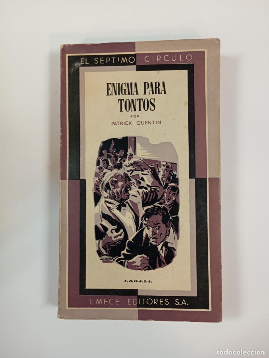 Libros: ENIGMA PARA TONTOS. - PATRICK QUENTIN. TDK377B - Foto 1