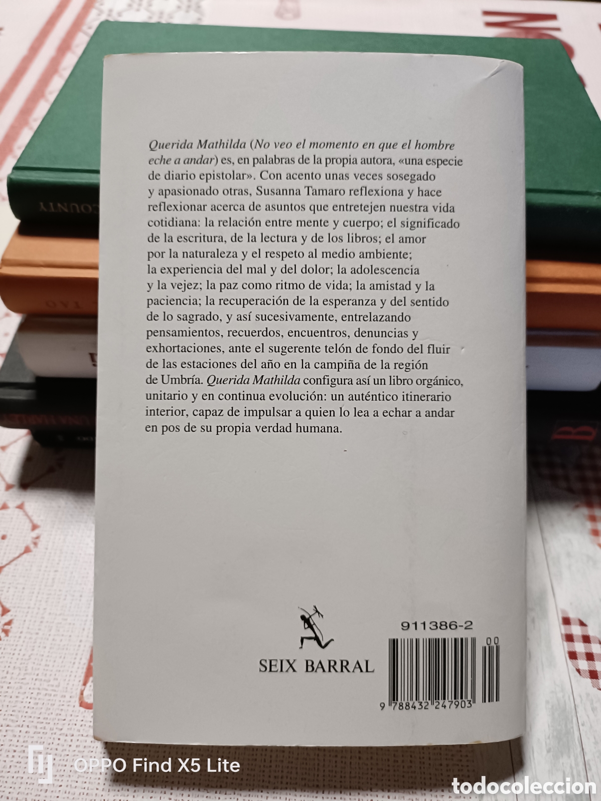 Libros: Libro Querida Mathilda -Susanna Tamaro- 1&deg; Edici&oacute;n 1998 -Ed. Seix Barral- - Foto 2