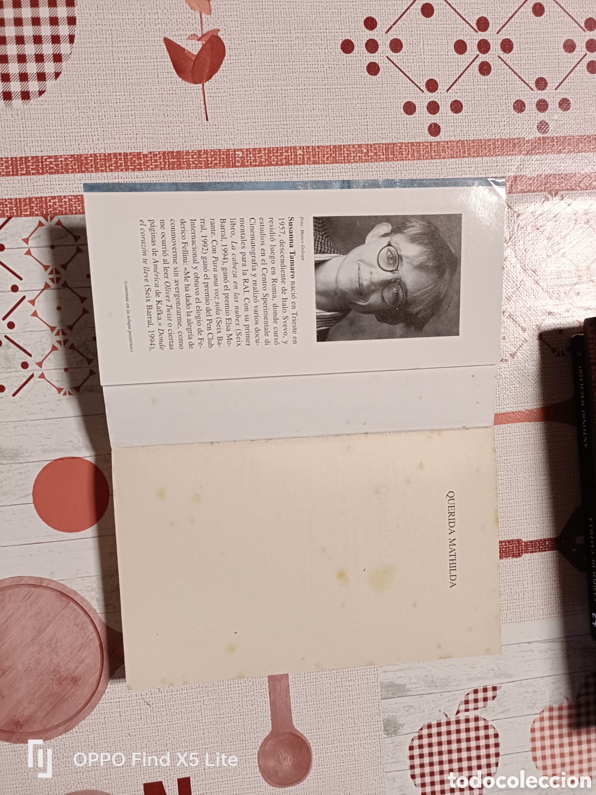 Libros: Libro Querida Mathilda -Susanna Tamaro- 1&deg; Edici&oacute;n 1998 -Ed. Seix Barral- - Foto 4