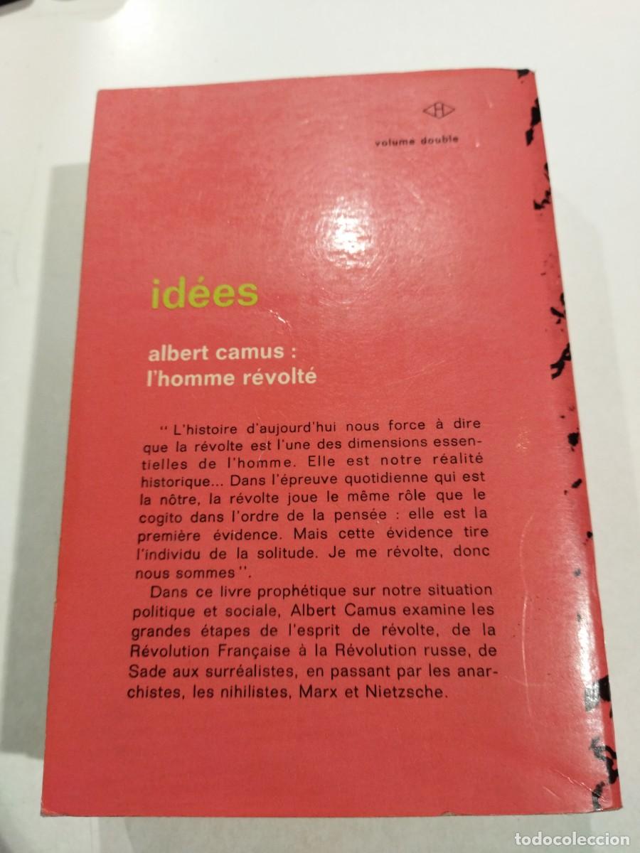 Libros: LHOMME REVOLTE - CAMUS, ALBERT - Foto 2