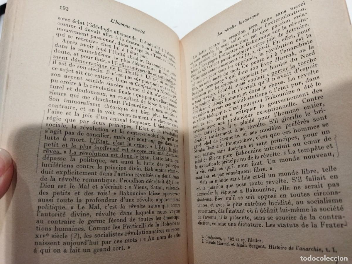 Libros: LHOMME REVOLTE - CAMUS, ALBERT - Foto 3
