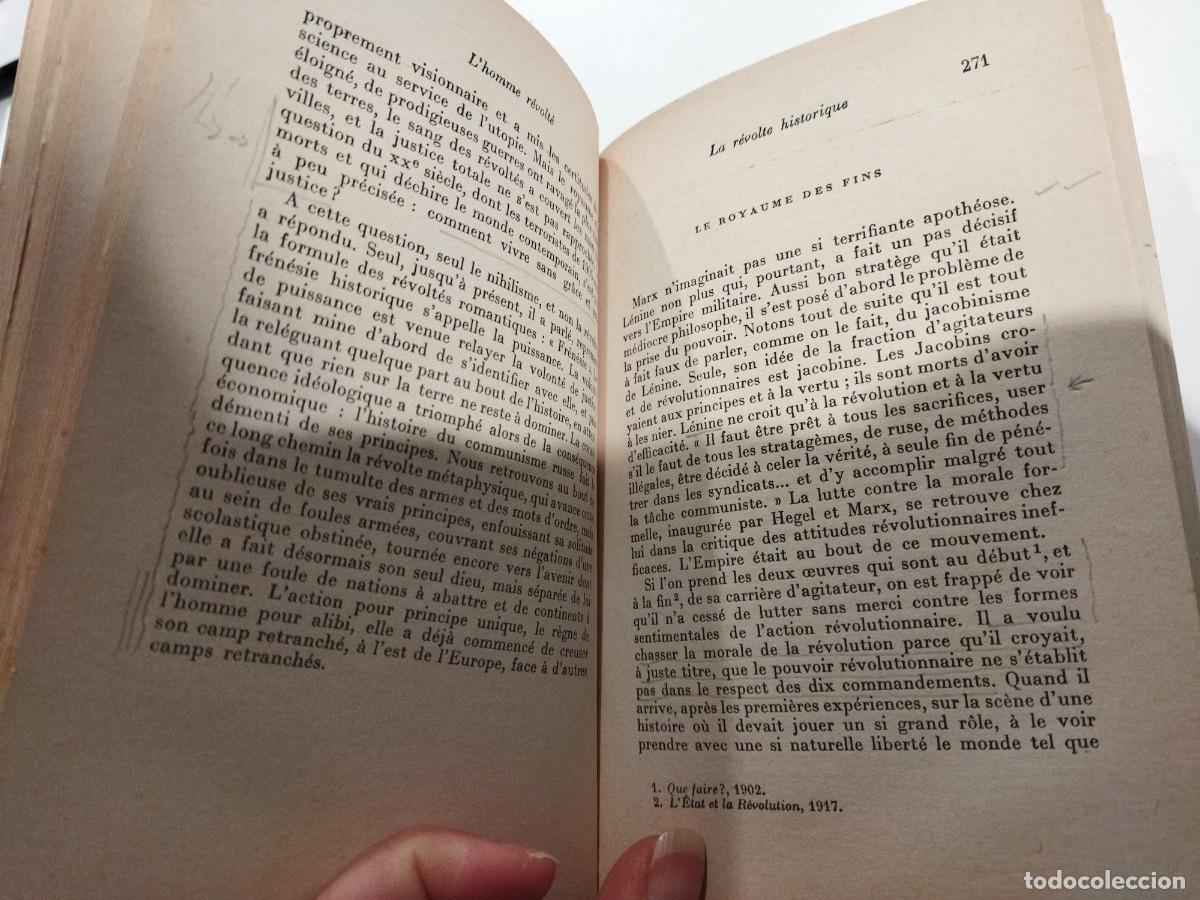 Libros: LHOMME REVOLTE - CAMUS, ALBERT - Foto 4